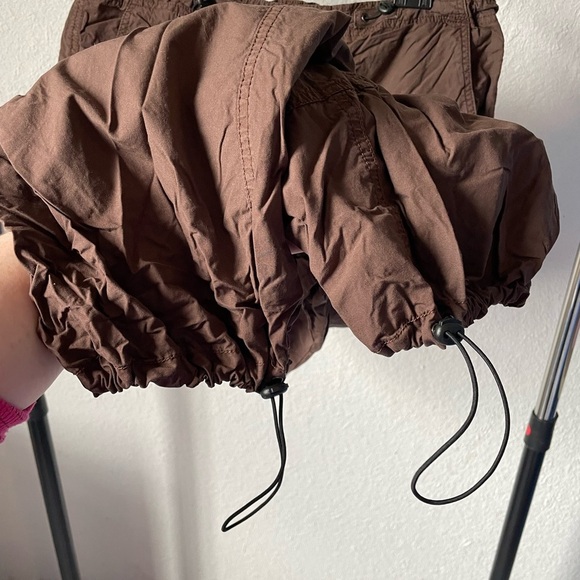 GARAGE brown drawstring pants - Picture 3 of 4